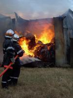 Feu de ferme